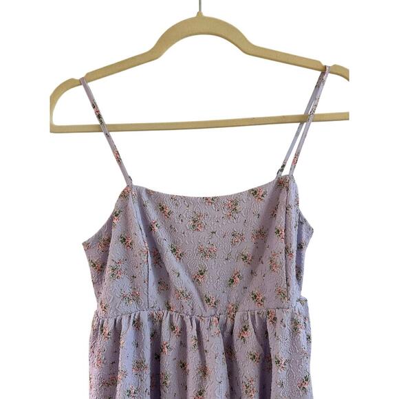✨ All in Favor Spaghetti Strap Mini Dress – Ruched Back | Lavender | Small | NWT - Picture 4 of 6
